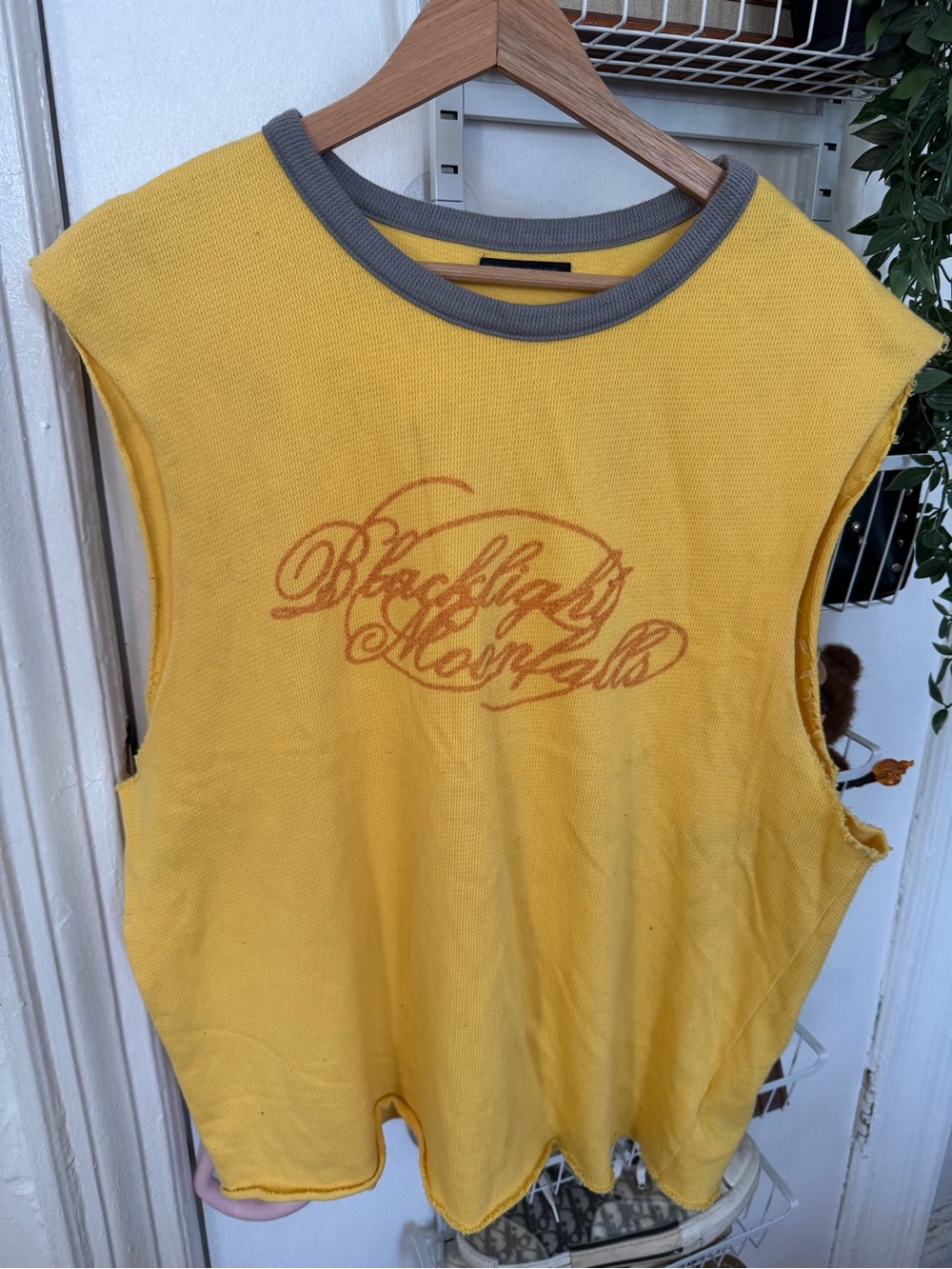 Zara Yellow Sleeveless Mens Top with Contrast Neckline (new season)